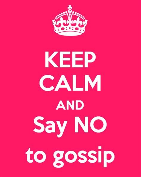 No Gossip 